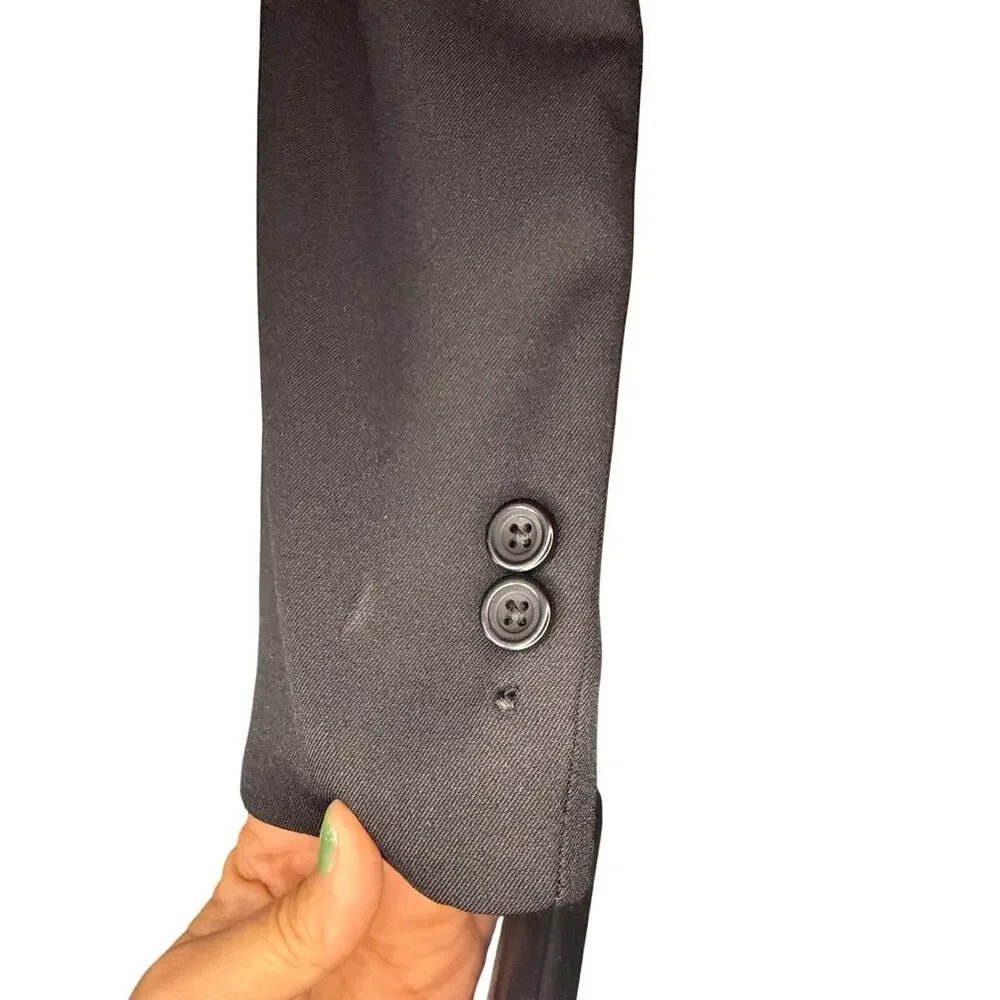 Holiday Editions Black‎ Sport Coat Classic Blazer Size 12